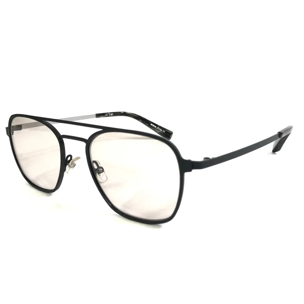 J.F. Rey Eyeglasses Frames JF2692 0013 Noir Argent Black Silver Square 51-19-135